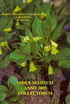 Index seminum anno 2003 collectorum Index seminum, anno 2003, collectorum