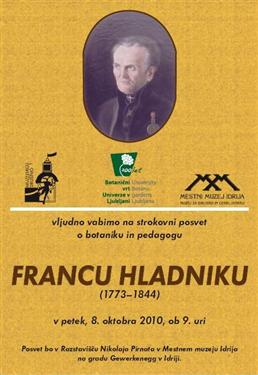 Franc Hladnik, Simpozij plakat