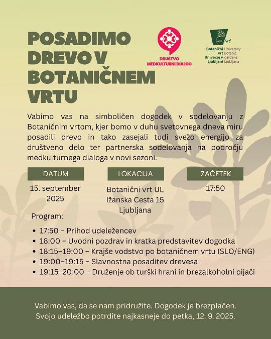Posadimo drevo