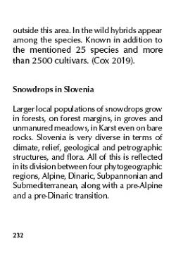 Common Snowdrops Common Snowdrops (Galanthus nivalis L.) CULTIVARS IN SLOVENIA