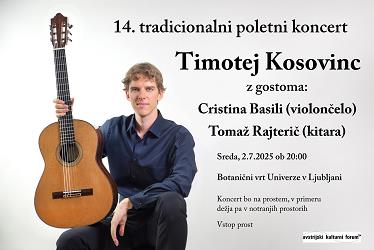 Timotej Kosovinc z gosti 2025